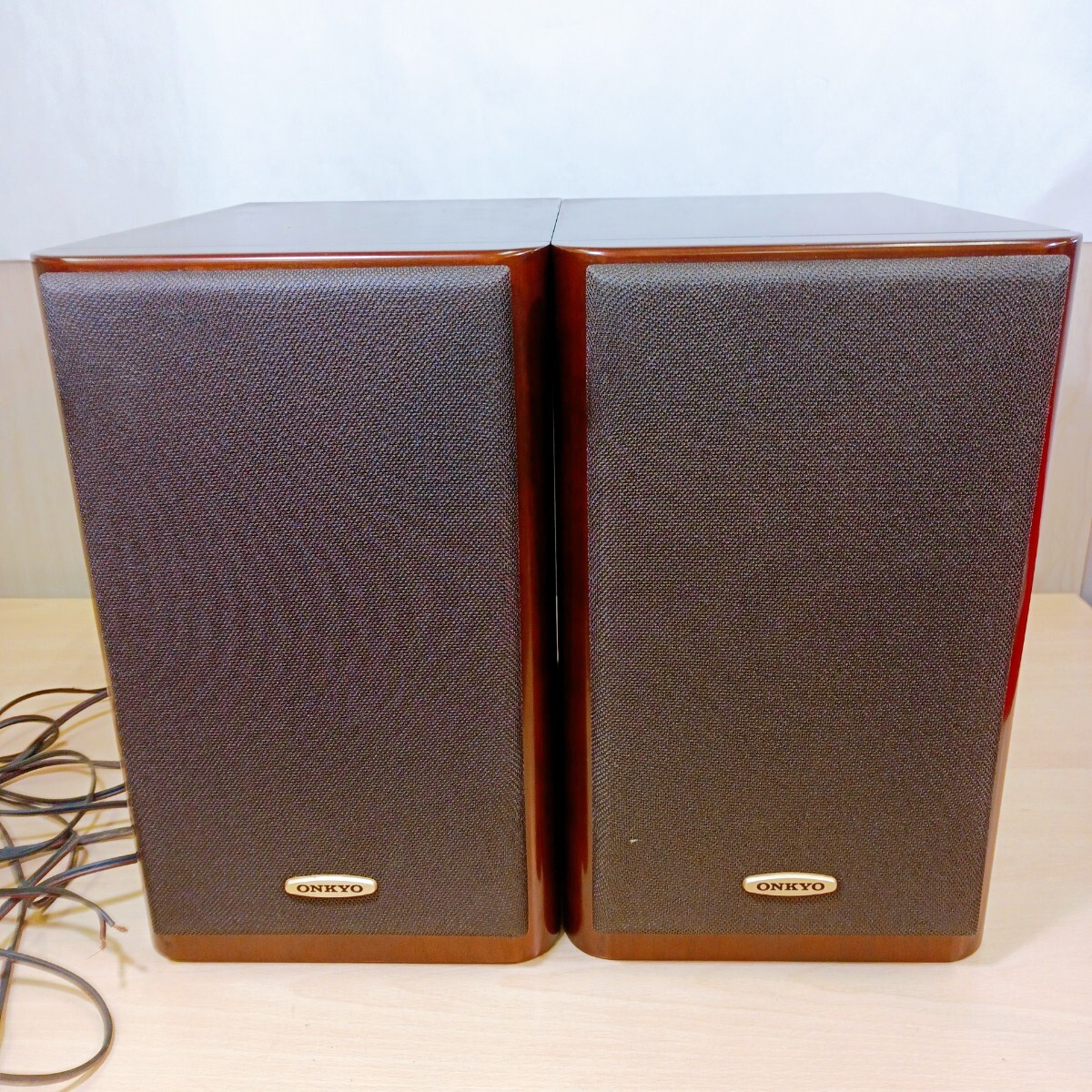 ONKYO オンキョー スピーカー ペア D-202AX LTD シリアル同番 オーディオ機器 音響機器 音出し確認済み 小キズあり拍卖