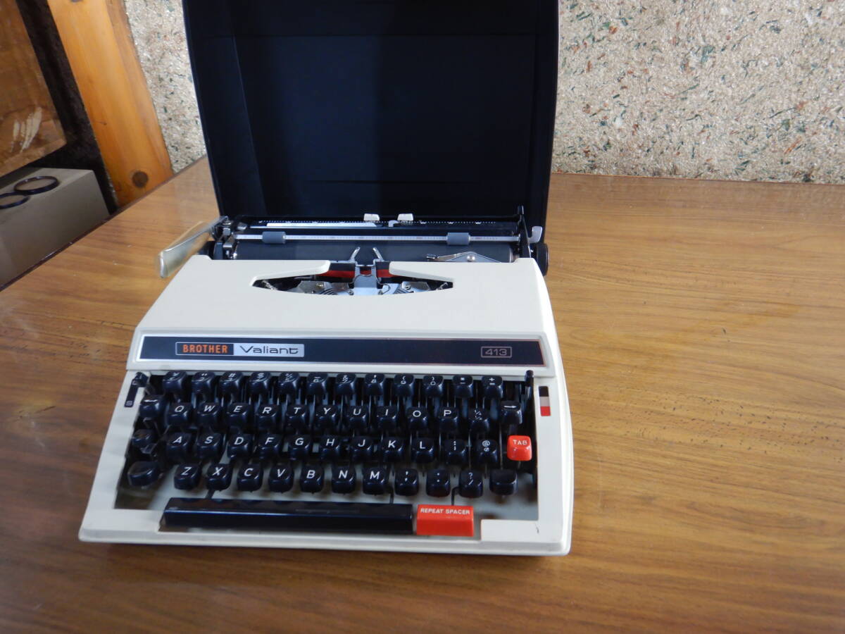 ブラザー BROTHER BROTHER タイプライター 101101 Valiant 413 使用感少なし 拍卖