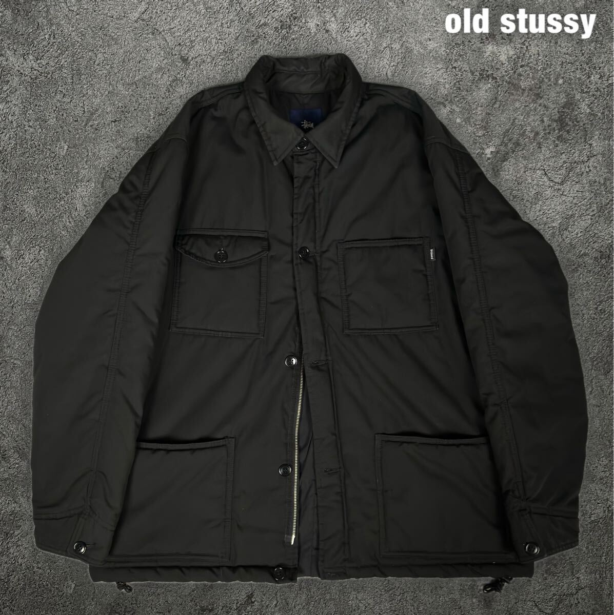 old stussy 90s 00s ビンテージ チョアコート オールドステューシー ジャケット ブルゾン カバーオール拍卖