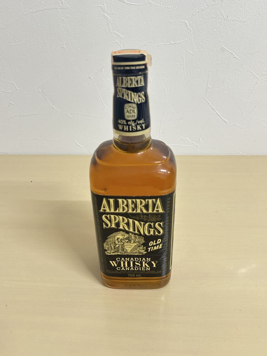 未開封 ALBERTA SPRINGS OLD TIME カナディアン1972年拍卖