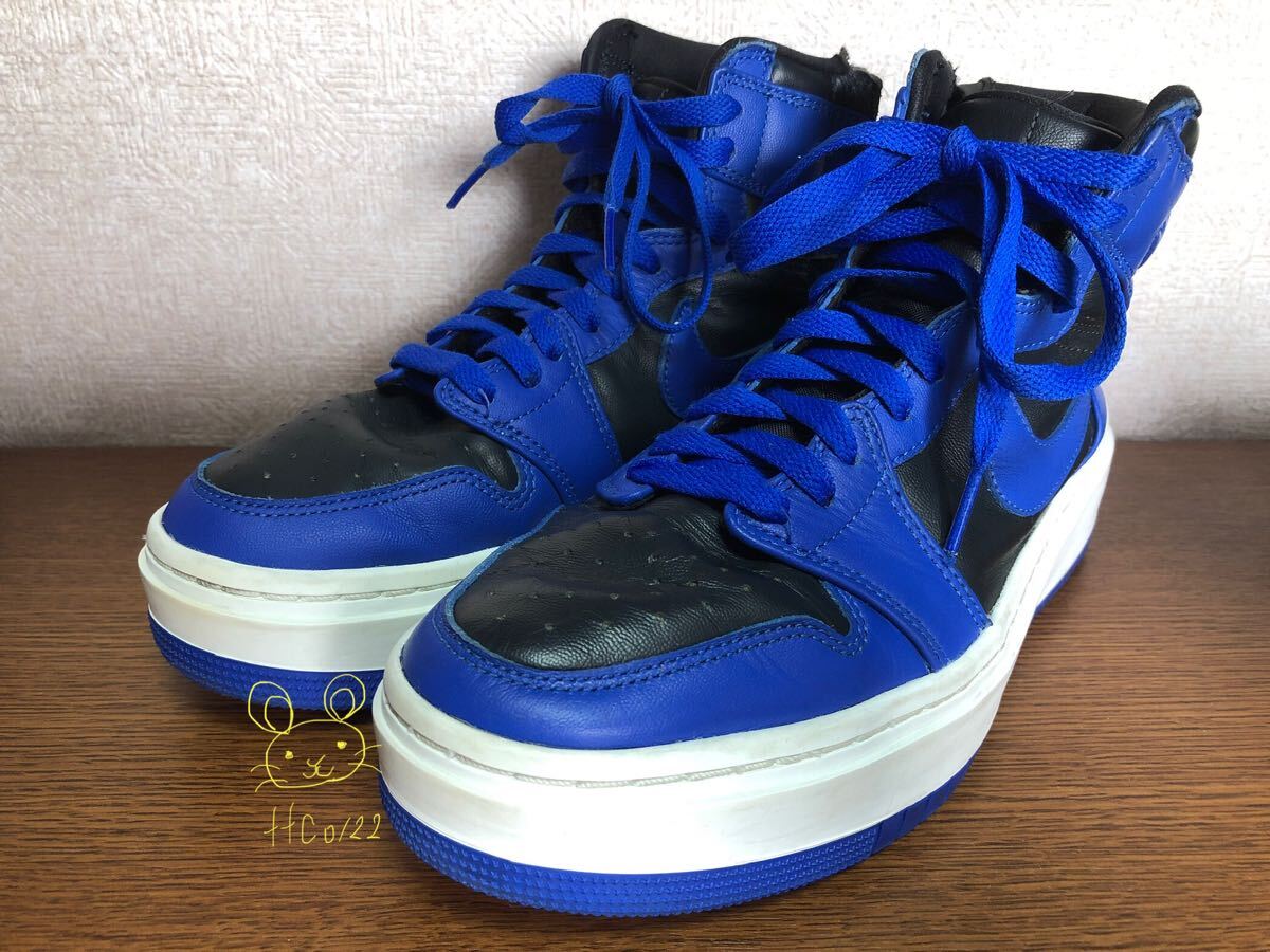 中古品 NIKE(ナイキ) 【JORDAN(ジョーダン)1 ELEVATE(エレベート) HIGH ハイカットシューズ ブルー/ブラック 25.5cm】DN3253-204拍卖