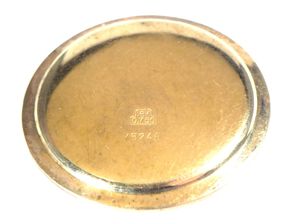 18金ムク 18K0.750 時計ケース裏蓋のみ 男性用 拍卖