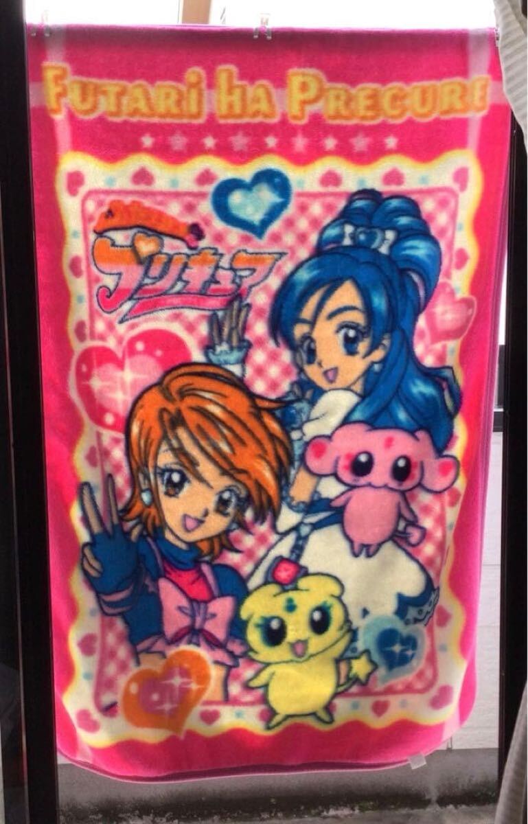 プリキュア 毛布 ハーフケット ブランケット 空ビ ひざ掛け 膝掛け ふたりはプリキュア 拍卖