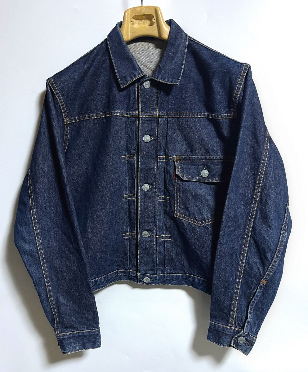 EVIS 初期 片面赤タブ ファースト デニム ジャケット 40 1506 EVISU エヴィス 1st 大戦 拍卖