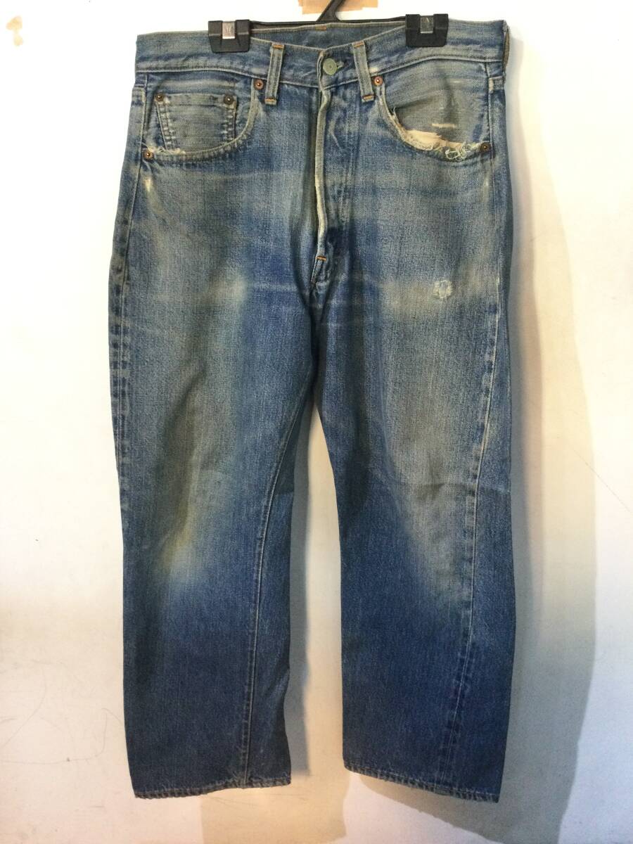 LEVI'S リーバイス ジーンズ ビッグE 表記W32 ボタン裏刻印2 USA製拍卖