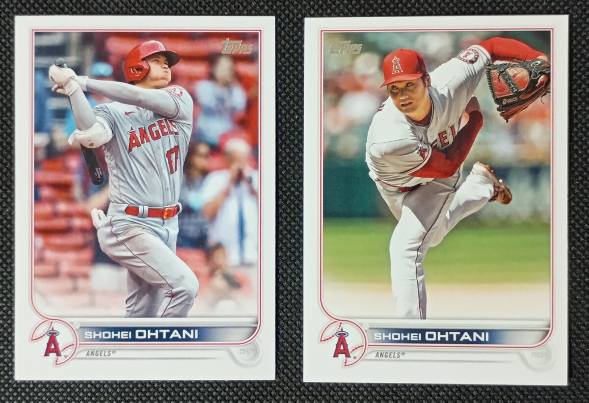 大谷翔平 2枚組 【2022 TOPPS SERIES 1 BASEBALL #1】 & 【2022 TOPPS SERIES 2 BASEBALL #660】 ロサンゼルス・エンジェルス ドジャース拍卖