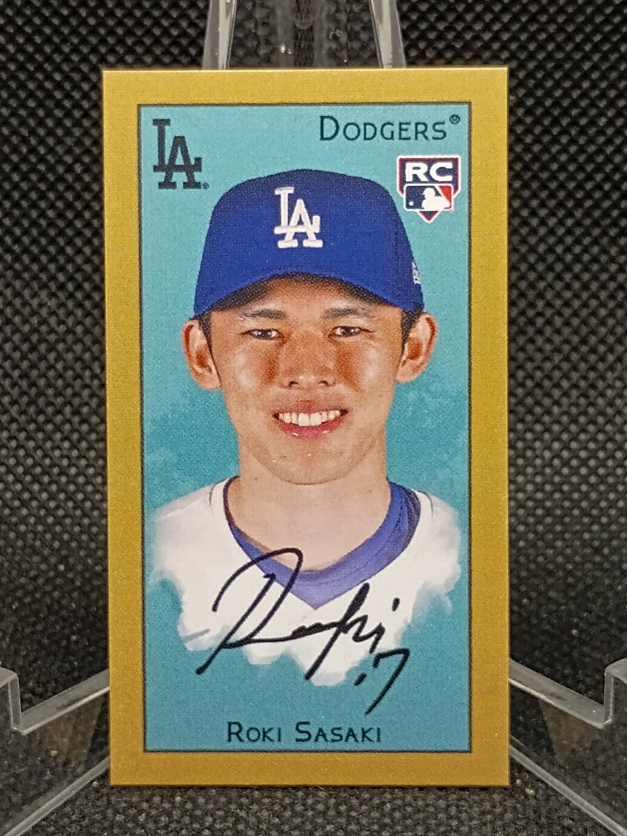 佐々木朗希 ミニサイズ 【2025 TOPPS T205 BASEBALL ROKI SASAKI】 ロサンゼルス・ドジャース拍卖