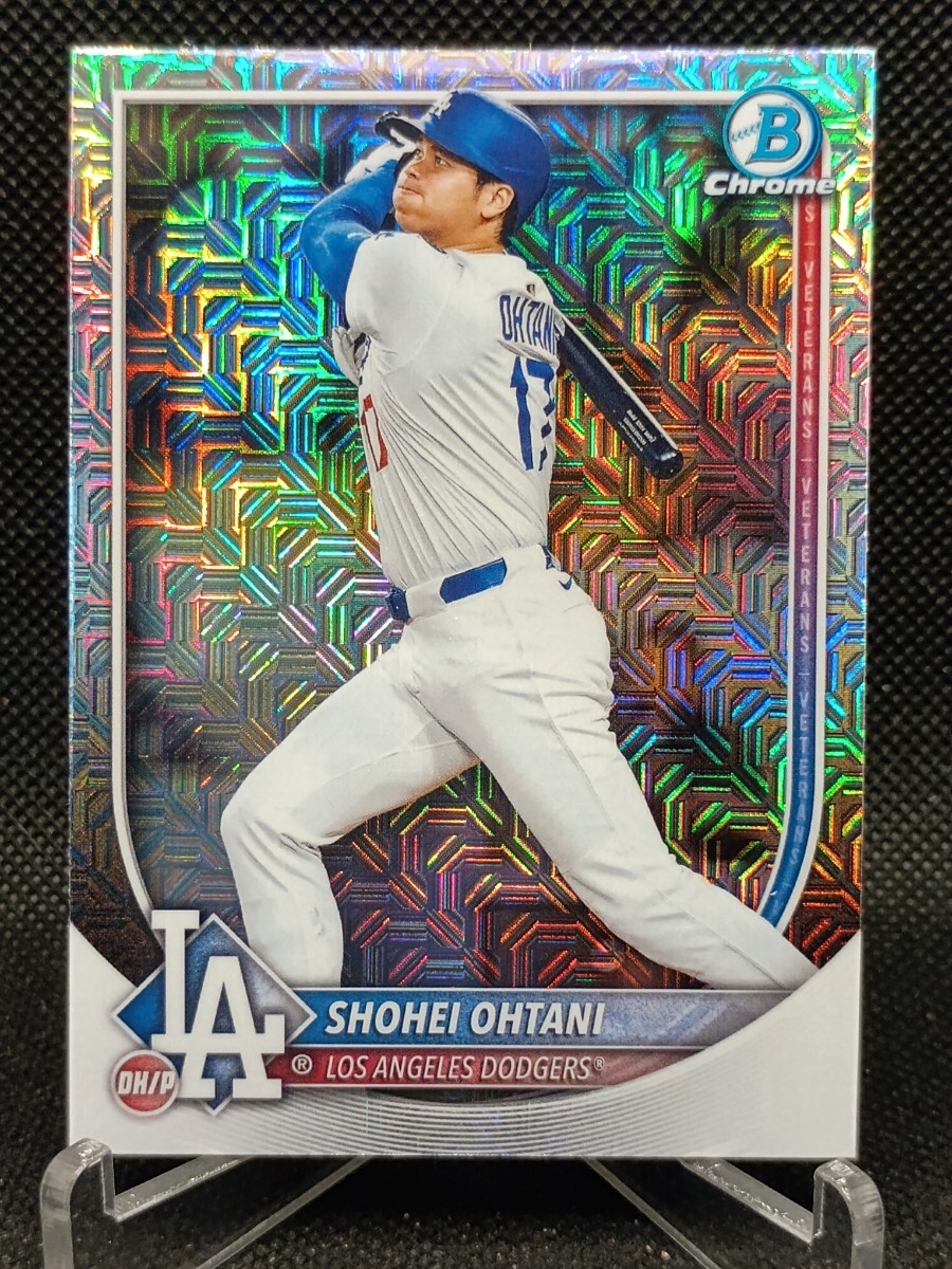 大谷翔平 モジョ 【2025 TOPPS BOWMAN CHROME MEGA BOX BASEBALL #17 SHOHEI OHTANI MOJO REFRACTOR】 ロサンゼルス・ドジャース拍卖