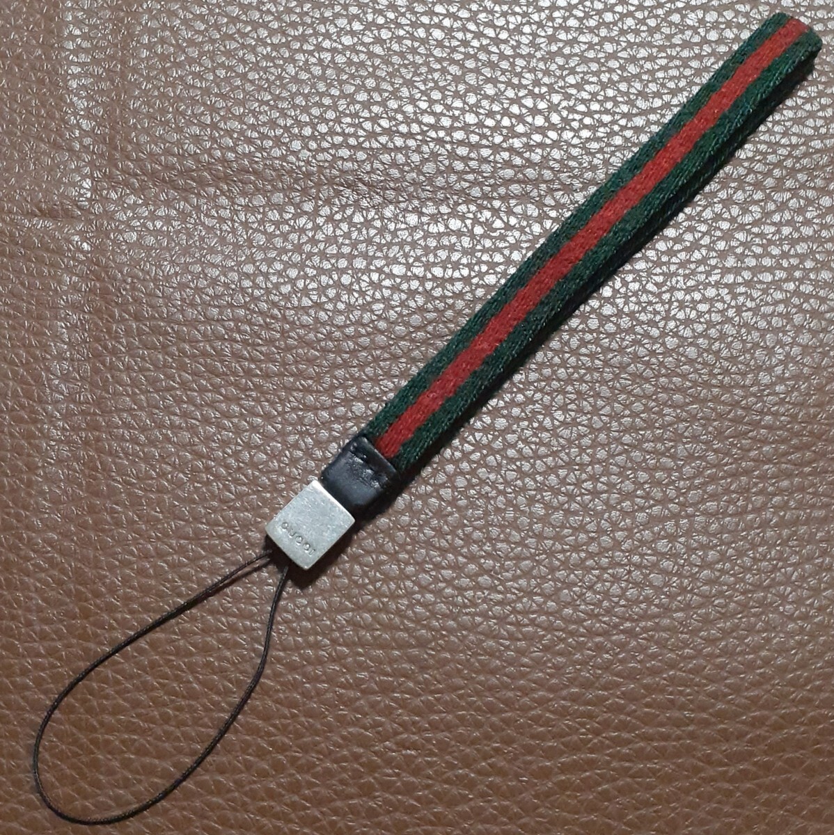 GUCCI グッチ ストラップ ⑫ シェリーライン(グリーン×レッド) 拍卖