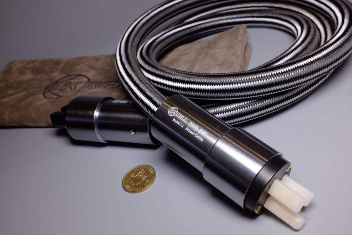 krell最新第4世代 金メッキ-216℃ cryo電源コード1.8m拍卖