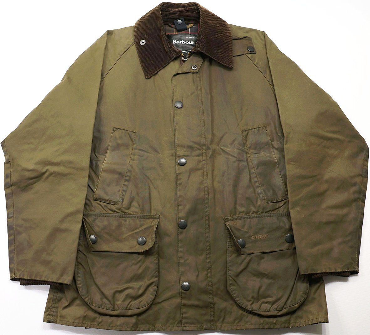 Barbour (バブアー) CLASSIC BEDALE JACKET / クラシック ビデイルジャケット 英国製 #1102049 オリーブ size C36 / ワックスコットン拍卖