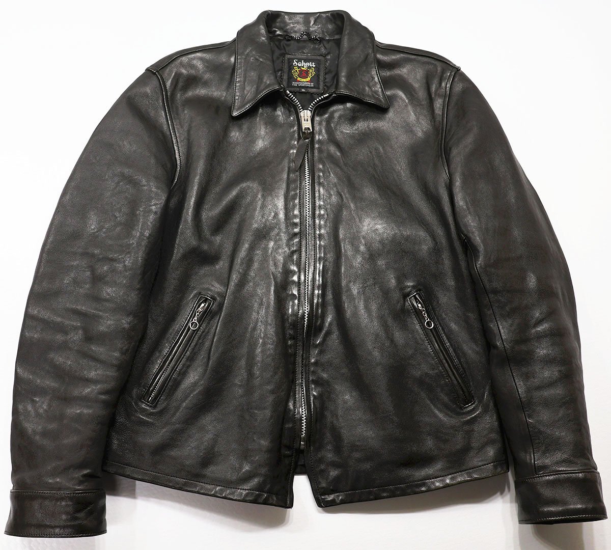 schott (ショット) WEST COAST JACKET - SHEEP SKIN - / ウエストコーストジャケット シープスキン #3181055 size XL / ライダース拍卖