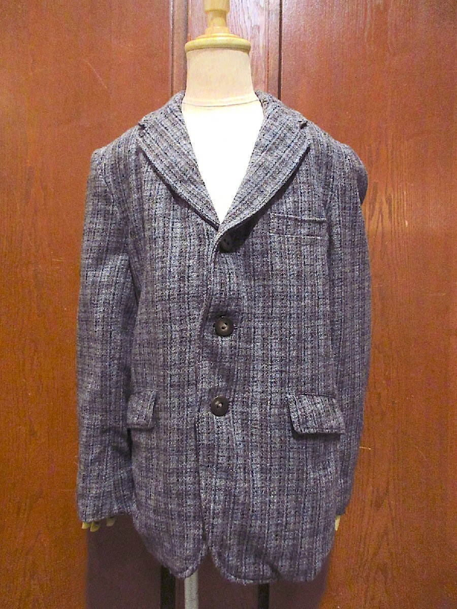 ビンテージ50's60's●PENNEY'Sキッズチェックウール3Bテーラードジャケット●251124m3-k-jkペニーズアウターメンズ古着拍卖