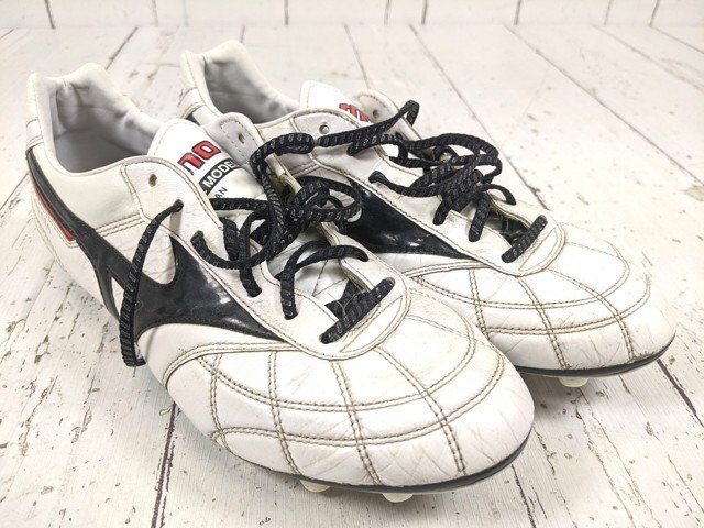 【10yt313】サッカー用スパイクシューズ ミズノ MIZUNO モレリア II JAPAN P1GA200209 ホワイト×ブラック サイズ:26.0㎝◆p42♪拍卖
