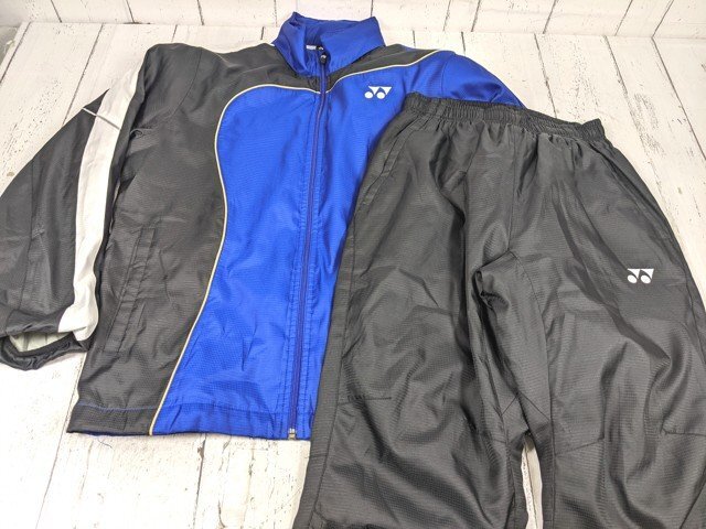 【10yt319】テニスウエア YONEX ヨネックス ウォームアップジャケット+パンツ 上下セット◆サイズL◆C84♪拍卖