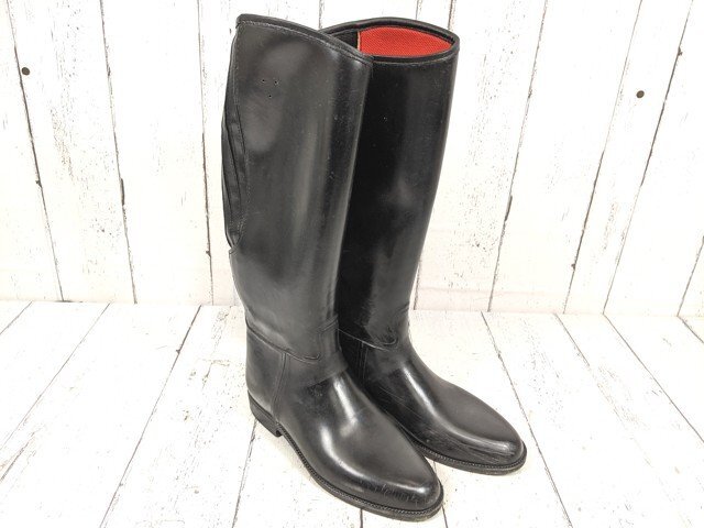 【10yt002】乗馬 馬術用品 ロングブーツ EQULIBERTA エクリベルタ ブラック サイズ:42(約26.5㎝) 訳アリ◆o89♪拍卖