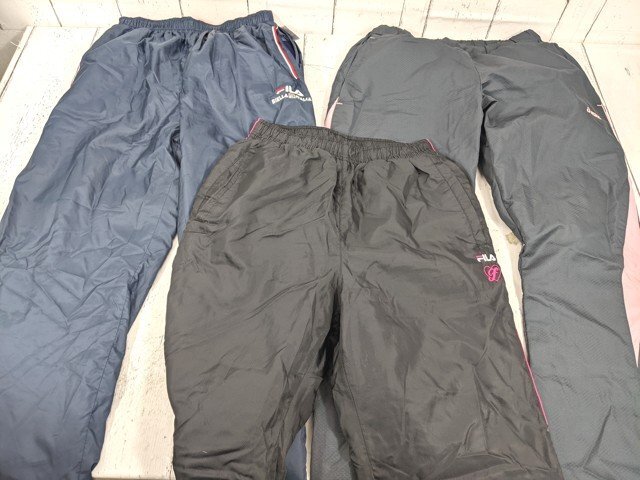 【4yt046】スポーツウエア レディース使用 ウォームアップパンツ×3点セット FILA フィラ◆asics アシックス◆160~Oサイズ◆T2692拍卖