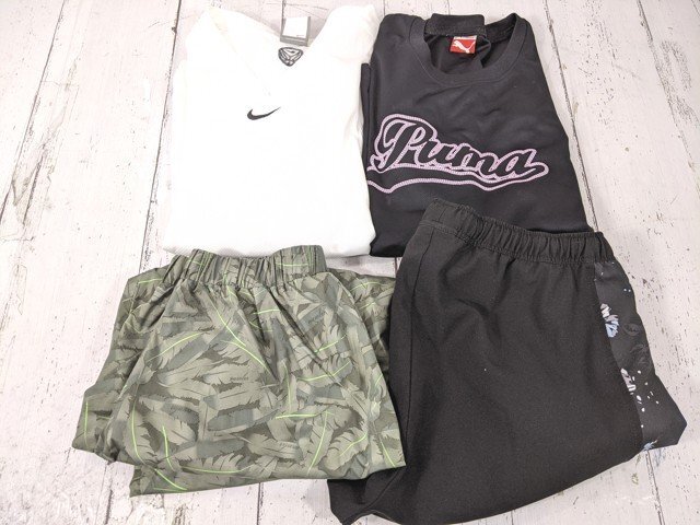 【4yt133】スポーツウエア adidas 七分丈??パンツ◆PUMA 長袖シャツ◆ナンバー ジャージパンツ◆S~Mサイズ◆A68拍卖