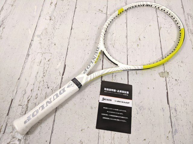 【9yt248】硬式用テニスラケット DUNLOP ダンロップ SX300【2023モデル】ホワイト 未使用◆T2791♪拍卖