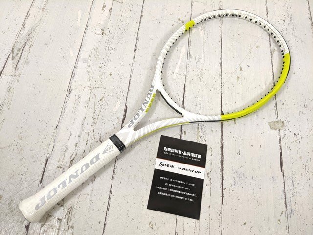 【9yt247】硬式用テニスラケット DUNLOP ダンロップ SX300【2023モデル】ホワイト 未使用◆T2791♪拍卖