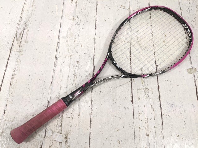 【6yt107】軟式用テニスラケット YONEX ヨネックス ADX 50GH エアロデューク 50GH◆B50♪拍卖