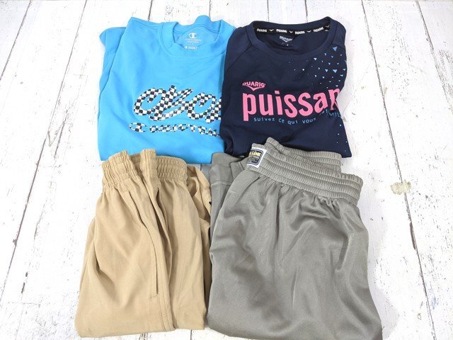 【4yt282】スポーツウエア DUARIG 半袖シャツ◆チャンピオン◆BALL LINE バスパン◆ハーフパンツ◆サイズM~L◆L47拍卖