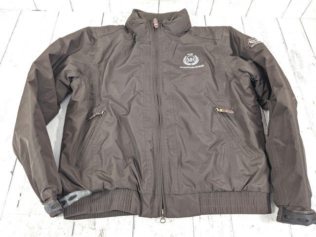 【4yt275】乗馬馬術ウエア レディース使用 ジャケット MOUNTAIN HORSE(マウンテンホース)こげ茶 サイズ:170◆L75拍卖