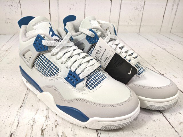 【8yt017】メンズ スニーカー NIKE ナイキ エアジョーダン4 レトロ インダストリアルブルー FV5029-141 サイズ:26.0㎝◆n91♪拍卖