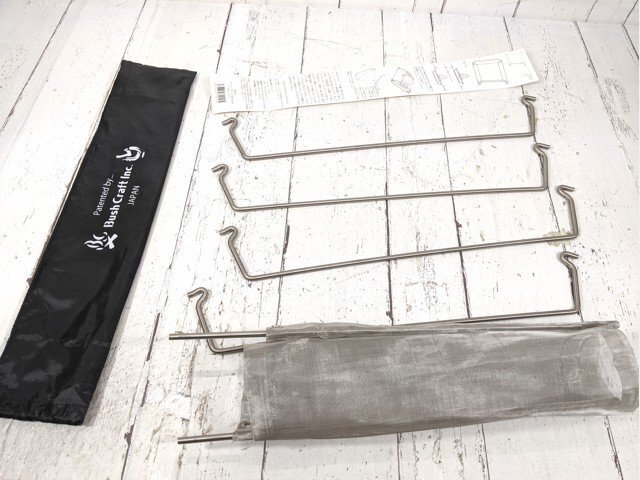 【7yt364】アウトドア キャンプ用品 ブッシュクラフト ウルトラライトファイヤースタンド1.0◆B59♪拍卖