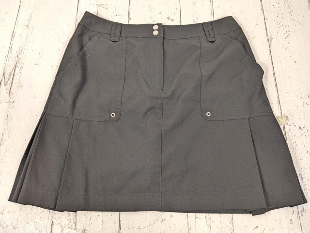 【4yt145】ゴルフウエア レディース使用 Munsingwear マンシングウェア キュロット ブラック サイズ:11◆T2709拍卖