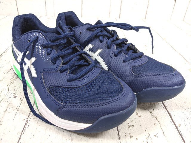 【10yt388】テニスシューズ インドア アシックス asics ゲルデディケート8 1041A444 ネイビー サイズ:26.5㎝◆p54♪拍卖