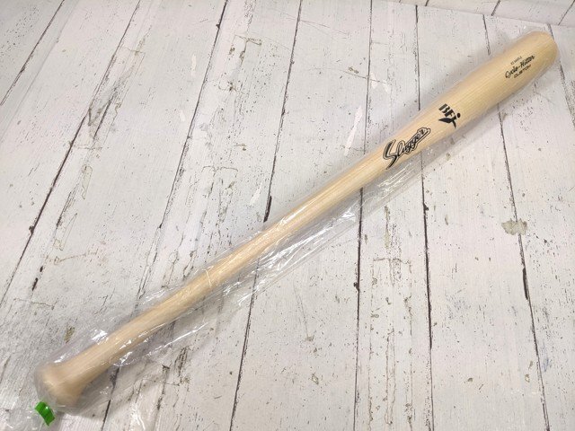 【10yt359】一般硬式野球用木製バット 久保田スラッガー サイクルヒッター KSメイプル 白木 全長:約84㎝ 未使用◆C95♪拍卖