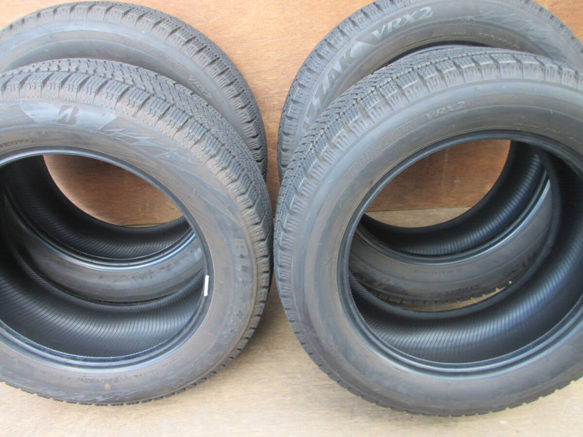 225/55R17 BS ブリザック VRX2 山あり 4本拍卖