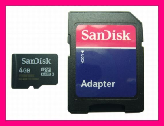 新品 SDアダプタ付 microSDHC4GB Class4 UHS-1規格にも対応拍卖