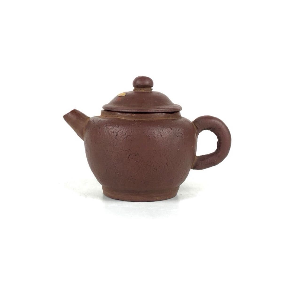 煎茶道具 唐物 紫泥 砲口 急須 茶壷 朱泥 紫砂 中国古玩 時代品拍卖