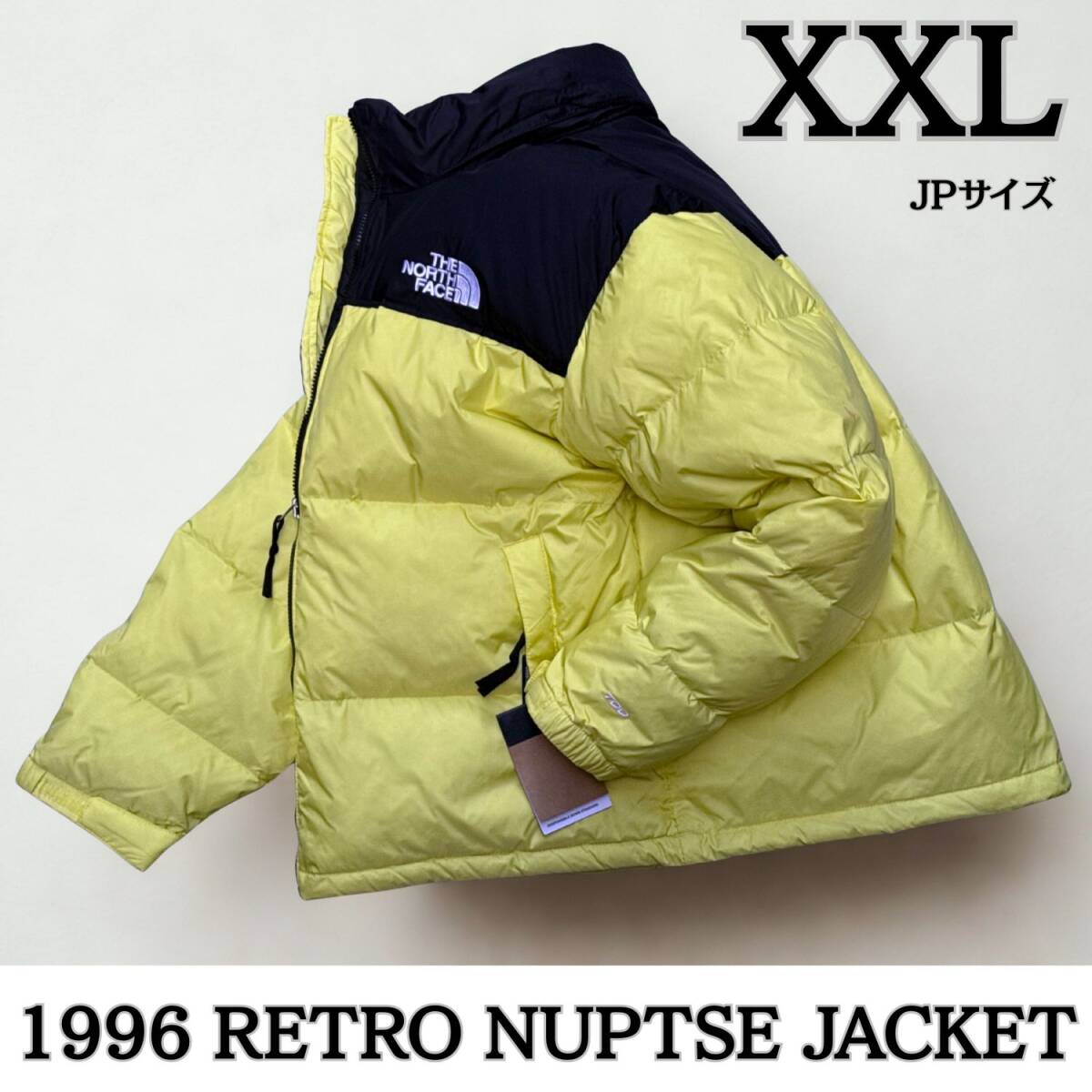 ◆アウトレット出品◆XXL ノースフェイス 1996 レトロ ヌプシ グースダウンダウンジャケット イエロー 700フィル 訳あり THE NORTH FACE拍卖
