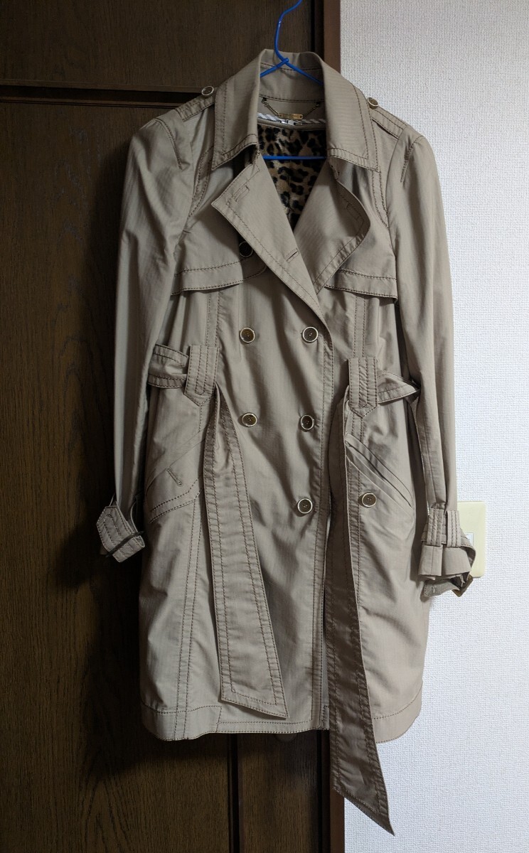 トレンチコート ベスト型ライナー付きМサイズ ベージュ カーキー Abahouse Devinette アバハウス ドゥヴィネット拍卖