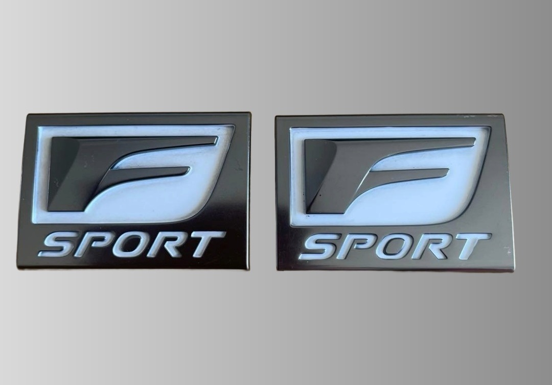 ●新品 未使用●レクサス純正 LEXUS IS250/IS300/ IS350 RC350他用 F スポーツ フロント フェンダーエンブレム 左右セット トヨタ TOYOTA拍卖
