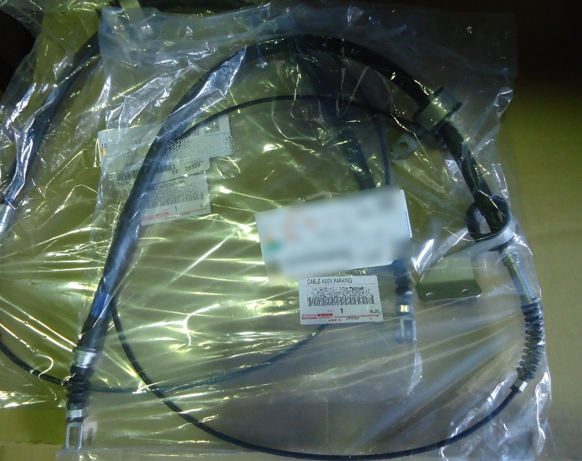 ●新品 未使用●トヨタ 純正品 MR2 SW20 SW20L サイド ブレーキ ワイヤー ケーブル NO.2 NO.3 TOYOTA Side Brake Wire Cable拍卖