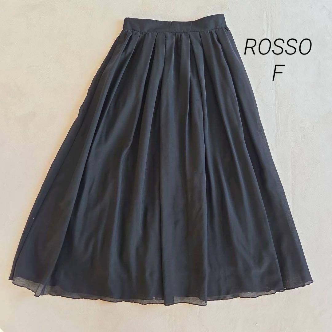 ROSSO URBAN RESEARCH ロングスカート F ブラック フレア拍卖