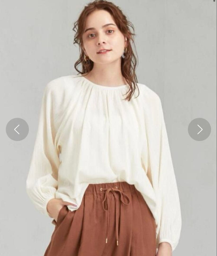 グリーンレーベルリラクシング CFCカールマイヤーギャザープルオーバーカットソー拍卖