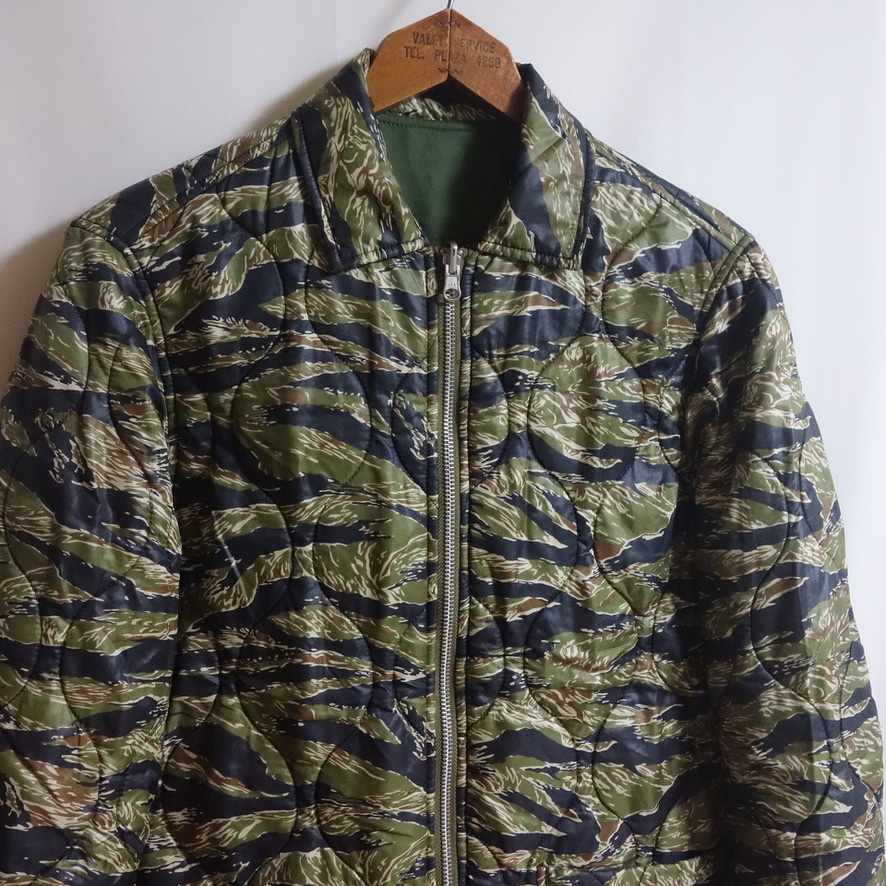 【BEDWIN & THE HEARTBREAKERS キルティングジャケット「JOEY」No.1(S)】タイガーカモ リバーシブル ベトジャン ベドウィン拍卖