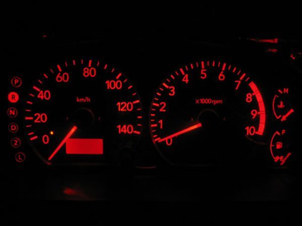 ジムニー JB23 (1,2,3,4型) メーター照明用 LED 1台分セット! レッド拍卖