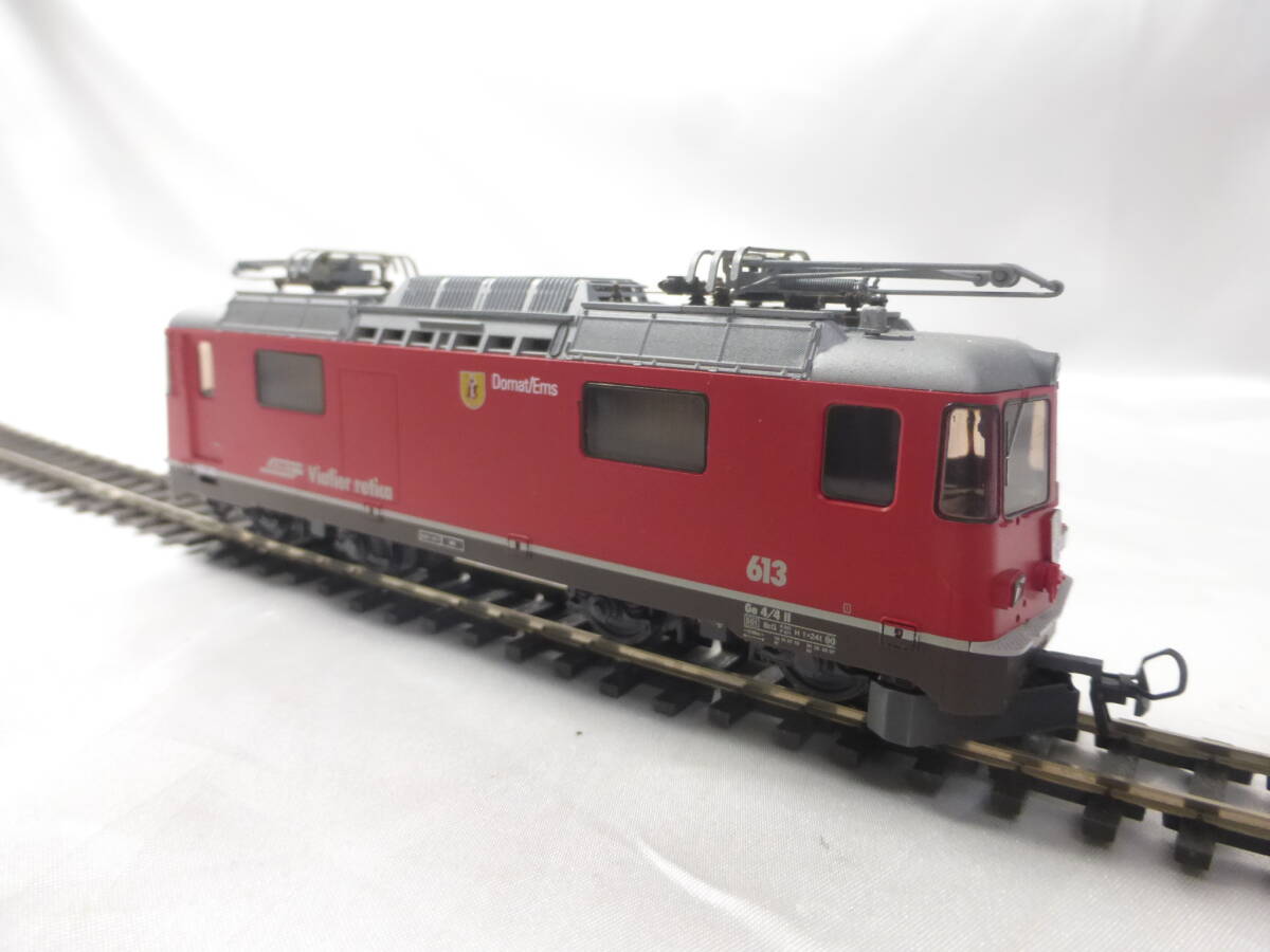 1/87 HOm 12mm スイスレーティッシュ鉄道Ge4/4 II形電気機関車 613号機 美品拍卖