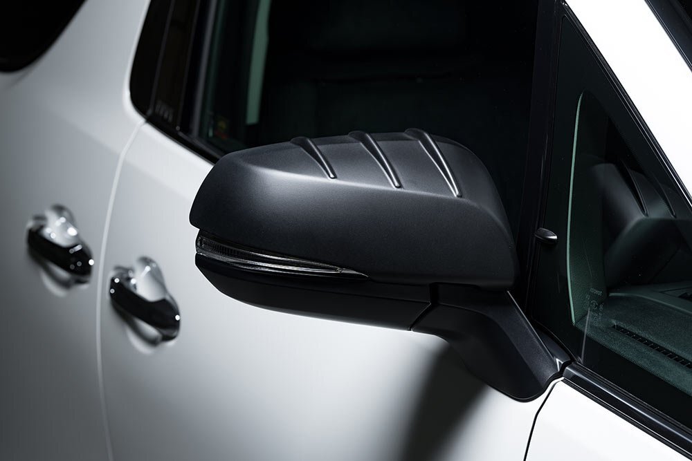 M'z SPEED ドアミラーカバー マットブラック 3Dプリンター出力 樹脂粉末焼結品 アルファードハイブリッド AYH30W H27.1~H29.12 G他 MC前拍卖