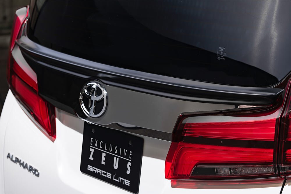 M'z SPEED リアゲートスポイラー 未塗装 ABS アルファードハイブリッド AYH30W H30.1~R5.5 G/X/エグゼクティブラウンジ MC後拍卖