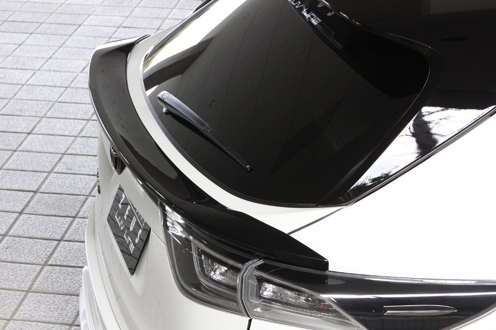 M'z SPEED リアゲートウイング ブラック (220) FRP ハリアーハイブリッド AVU65W H25.12~H29.5 MC前拍卖