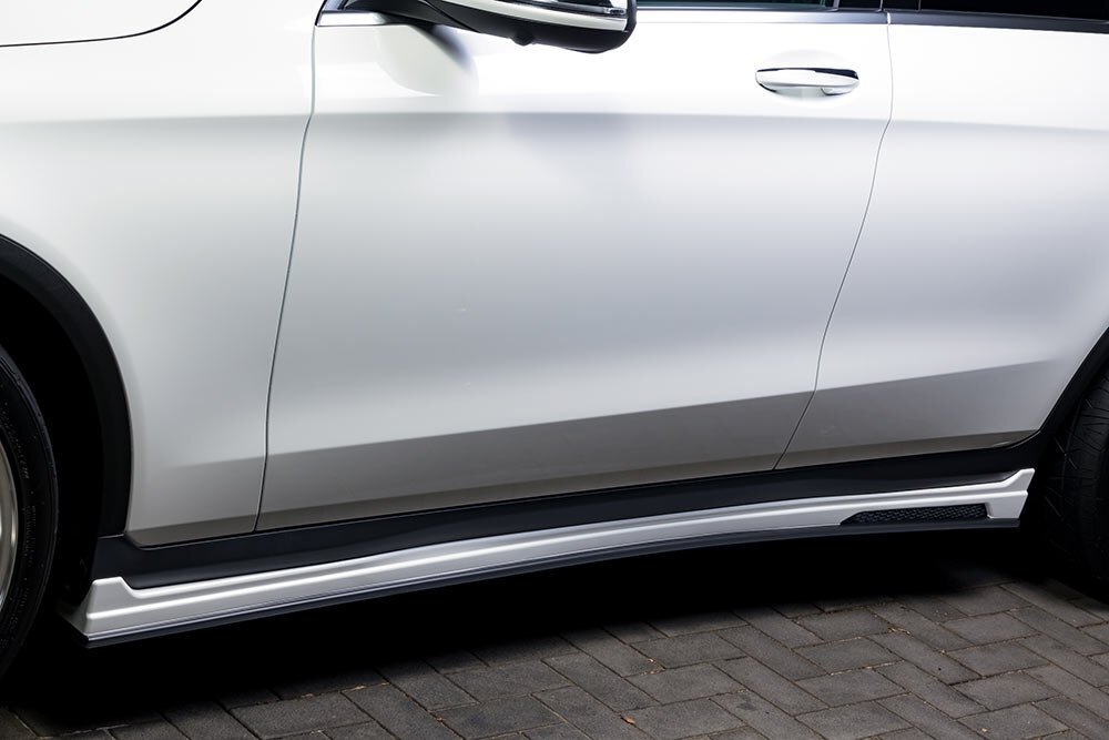 M'z SPEED サイドステップ 未塗装 FRP メルセデスベンツ GLCクラス (C253) 253305C 253905C H29.7~R1.9 GLC220d 4マチック拍卖