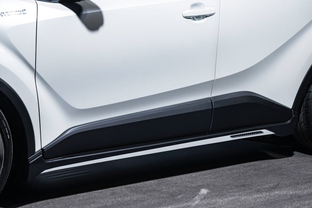 M'z SPEED サイドステップ プラチナホワイトパール (089) FRP C-HR NGX10 NGX50 ZYX11 R1.10~R5.7 G/S/G-T/S-T MC後拍卖