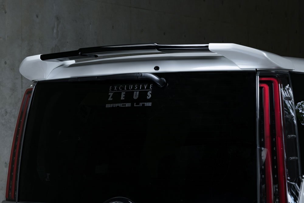 M'z SPEED リアウイング ホワイトパールクリスタルシャイン (070) FRP エスクァイア ZWR80G H29.6~R3.12 ハイブリッド拍卖